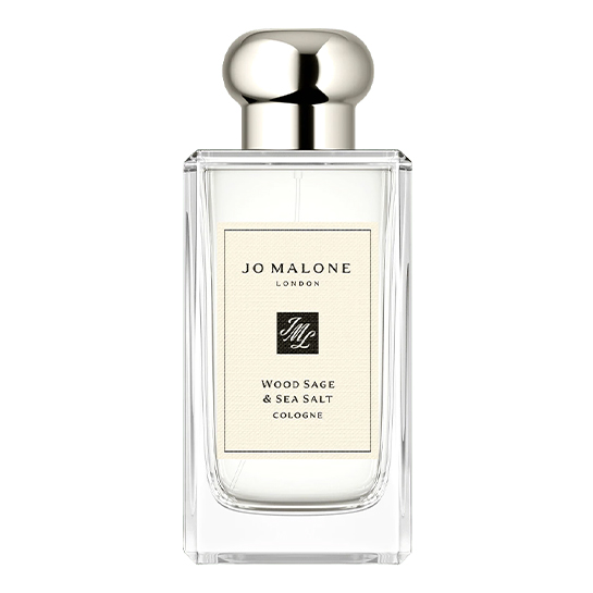 A bottle of the perfume Wood Sage & Sea Salt by Jo Malone